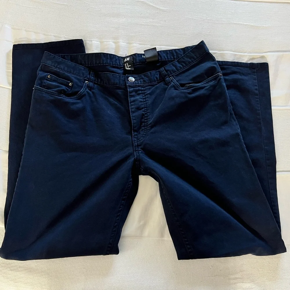 H&M Slim Fit Pants 36x30 - Picture 1 of 13